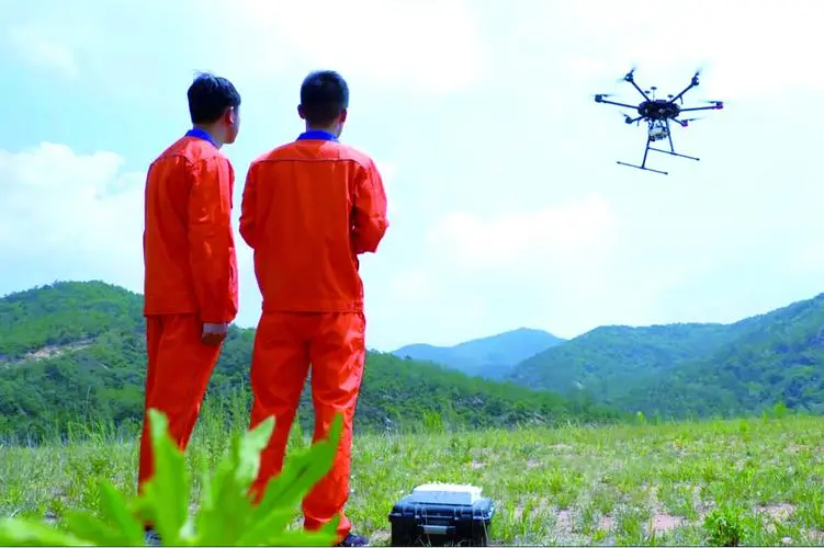 振安无人机倾斜摄影巡检拍摄